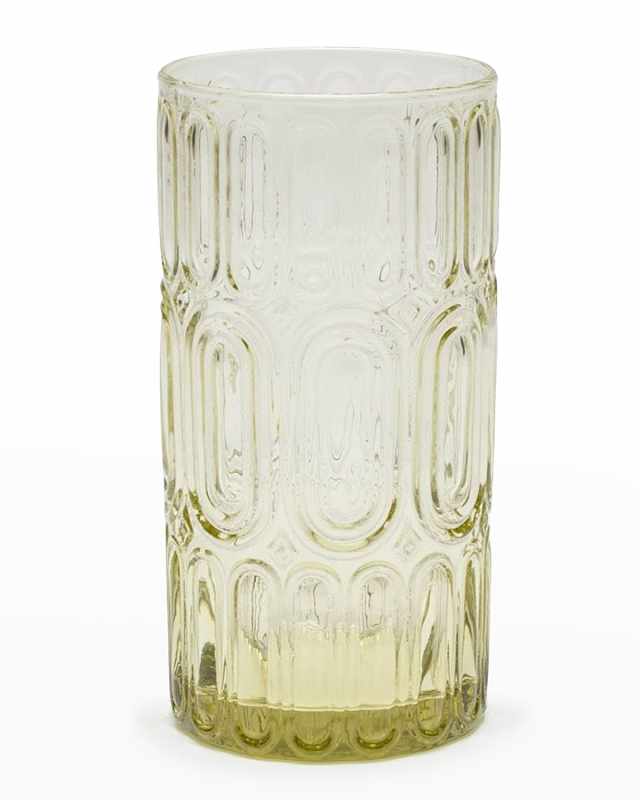 Aaron Green Highball Glasses, Set of 6
